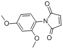 structure of CAS# 67154-42-1, 1-(2,4-Dimethoxy-Phenyl)-Pyrrole-2,5-Dione;1-(2,4-Dimethoxyphenyl)-3-Pyrroline-2,5-Quinone;St5403714;Zinc00098145