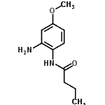CAS 登录号：67169-90-8， N-(2-氨基-4-甲氧基苯基)丁酰胺