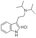 结构式 CAS# 67292-67-5, N,N-二异丙基色胺盐酸盐