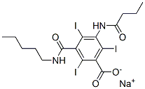 CAS#: 67292-85-7， 5-Butyrylamino-N-Pentyl-2,4,6-Triiodoisophthalamic Acid Sodium Salt