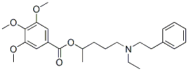 CAS#: 67293-46-3， 3,4,5-Trimethoxybenzoic Acid 4-[Ethyl(Phenethyl)Amino]-1-Methylbutyl Ester