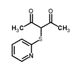 CAS#: 67302-31-2， 3-(2-Pyridinylsulfanyl)-2,4-pentanedione