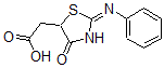 CAS#: 67309-49-3， (2E)-4-Oxo-2-(Phenylimino)-1,3-Thiazolidin-5-Yl]Acetic Acid