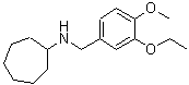 CAS#: 673446-42-9， N-(3-Ethoxy-4-methoxybenzyl)cycloheptanamine