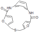CAS#: 67364-57-2， 22,23-Dioxa-9-Thia-2,16-Diazatetracyclo[15.2.2.14,7.111,14]Tricosa-4,6,11,13,17,19(1),20-Heptaene-3,15-Dione
