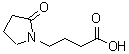 structure of CAS# 6739-80-6, 4-(2-Oxo-1-Pyrrolidinyl)Butanoic Acid;4-(2-Oxo-pyrrolidin-1-yl)-butyric acid;4-(2-OXO-PYRROLIDIN-1-YL)-BUTYRICACID;4-(2-oxopyrrolidinyl)butanoic acid