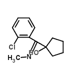 CAS#: 6740-87-0， 1-[(E)-(2-Chlorophenyl)(Methylimino)Methyl]Cyclopentanol