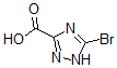 结构式 CAS# 674287-63-9, 5-溴-1H-1,2,4-三唑-3-羧酸