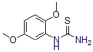 structure of CAS# 67617-98-5, N-(2,5-Dimethoxyphenyl)-Thiourea;1-(2,5-DIMETHOXYPHENYL)-2-THIOUREA;2,5-DIMETHOXYPHENYLTHIOUREA