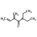 CAS 登录号：676367-21-8， N,N-二乙基-2-亚甲基-3-丁烯酰胺