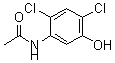 structure of CAS# 67669-19-6, N-(2,4-Dichloro-5-Hydroxyphenyl)-Acetamide;N-(2,4-Dichloro-5-Hydroxy-Phenyl)Acetamide;N-(2,4-Dichloro-5-Hydroxy-Phenyl)Ethanamide;Zinc00169136