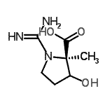 CAS#: 67736-29-2， 1-Carbamimidoyl-3-hydroxy-2-methyl-D-proline