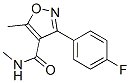 CAS#: 67764-99-2， 5,N-Dimethyl-3-(4-Fluorophenyl)-4-Isoxazolecarboxamide