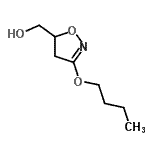CAS#: 677728-52-8， (3-butoxy-4,5-dihydroisoxazol-5-yl)methanol