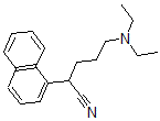CAS 登录号：6779-88-0， alpha-[3-(二乙基氨基)丙基]-1-萘乙腈