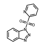 结构式 CAS# 678173-42-7, 1-(2-吡啶基磺酰基)-1H-苯并三唑