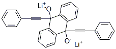 CAS 登录号：67845-99-2， [9,10-二氢-9,10-二(苯基乙炔基)蒽]-9,10-二醇二锂