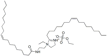 CAS#: 67846-14-4， (Z,Z)-1-Ethyl-2-(8-Heptadecenyl)-4,5-Dihydro-1-[2-[(1-Oxo-9-Octadecenyl)Amino]Ethyl]-1H-Imidazolium Ethyl Sulphate