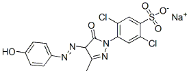 CAS#: 67875-29-0， Sodium 2,5-Dichloro-4-[4,5-Dihydro-4-[(4-Hydroxyphenyl)Azo]-3-Methyl-5-Oxo-1H-Pyrazol-1-Yl]Benzenesulphonate