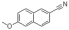 structure of CAS# 67886-70-8, 6-Methoxy-2-Naphthalenecarbonitrile;6-Methoxy-2-Naphthalenecarbonitrile;228761_Aldrich;1-Cyano-6-Methoxynaphthalene