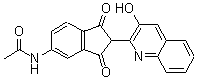 CAS#: 67905-54-8， N-[2,3-Dihydro-2-(3-Hydroxy-2-Quinolinyl)-1,3-Dioxo-1H-Inden-5-Yl]-Acetamide