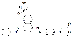 CAS#: 67923-60-8， Sodium 5-[[4-[Bis(2-Hydroxyethyl)Amino]Phenyl]Azo]-8-(Phenylazo)Naphthalene-2-Sulphonate