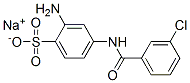 CAS#: 67969-91-9， Sodium 2-Amino-4-(3-Chlorobenzamido)Benzenesulphonate