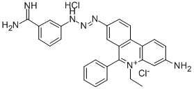 CAS#: 6798-24-9， 8-[3-(3-Amidinophenyl)-2-Triazeno]-3-Amino-5-Ethyl-6-Phenylphenanthridinium Chloride Hydrochloride