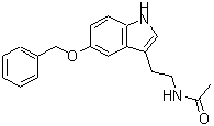structure of CAS# 68062-88-4, N-{2-[5-(Benzyloxy)-1H-indol-3-yl]ethyl}acetamide;3-(N-Acetyl-2-aminoethyl)-5-benzyloxy-1H-indole;A-0510;N-(2-[5-(Benzyloxy)-1H-indol-3-yl]ethyl)acetamide