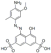 CAS#: 68084-16-2， 4-[(4-Amino-5-Methoxy-O-Tolyl)Azo]-5-Hydroxynaphthalene-2,7-Disulphonic Acid