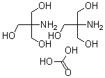 结构式 CAS# 68123-29-5, 三(羟基甲基)氨基甲烷碳酸盐