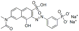 CAS#: 68133-28-8， Sodium Hydrogen 6-(Acetylmethylamino)-4-Hydroxy-3-[(3-Phosphonatophenyl)Azo]Naphthalene-2-Sulphonate