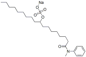 CAS#: 68134-17-8， N-Methyl-N-Phenyl-9-[(Sodiosulfo)Oxy]Octadecanamide