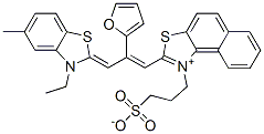CAS#: 68239-17-8， 2-[3-(3-Ethyl-5-Methylbenzothiazol-2(3H)-Ylidene)-2-(2-Furanyl)-1-Propenyl]-1-(3-Sulfonatopropyl)Naphtho[1,2-d]Thiazol-1-Ium