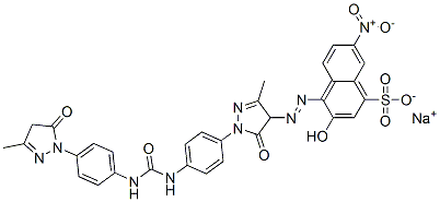 CAS#: 68258-99-1， Sodium 4-[[1-[4-[[[[4-(4,5-Dihydro-3-Methyl-5-Oxo-1H-Pyrazol-1-Yl)Phenyl]Amino]Carbonyl]Amino]Phenyl]-4,5-Dihydro-3-Methyl-5-Oxo-1H-Pyrazol-4-Yl]Azo]-3-Hydroxy-7-Nitronaphthalene-1-Sulphonate