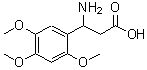 CAS#: 682804-47-3， 3-Amino-3-(2,4,5-trimethoxyphenyl)propanoic acid