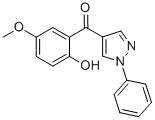 CAS#: 68430-94-4， (2-Hydroxy-5-Methoxy-Phenyl)-(1-Phenyl-1H-Pyrazol-4-Yl)-Methanone