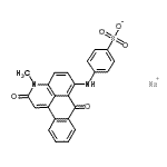 CAS 登录号：6846-33-9， 钠4-[(3-甲基-2,7-二氧代-2,7-二氢-3H-萘并[1,2,3-De]喹啉-6-基)氨基]苯磺酸酯