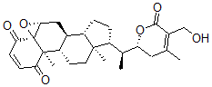 CAS 登录号：6850-30-2， 4-去氢醉茄素 A