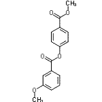 CAS#: 68595-44-8， 4-(Methoxycarbonyl)phenyl 3-methoxybenzoate