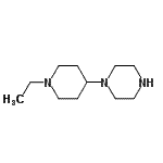 structure of CAS# 686298-05-5, 1-(1-ethyl-4-piperidyl)piperazine;1-(1-Ethyl-piperidin-4-yl)-piperazine;MFCD09832233