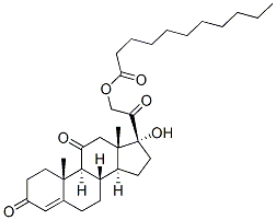 CAS#: 6865-15-2， 17,21-Dihydroxypregn-4-Ene-3,11,20-Trione 21-Undecanoate