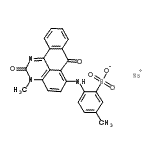CAS#: 6871-89-2， Sodium 5-Methyl-2-[(3-Methyl-2,7-Dioxo-2,7-Dihydro-3H-Benzo[E]Perimidin-6-Yl)Amino]Benzenesulfonate