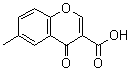 structure of CAS# 68723-78-4, 6-Methyl-4-oxo-4H-chromene-3-carboxylic acid;6-Methylchromone-3-carboxylic acid;6-Methylchromone-3-carboxylicacid