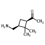 CAS#: 687612-10-8， 1-[(1R,3S)-3-(Aminomethyl)-2,2-dimethylcyclobutyl]ethanone