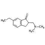 CAS 登录号：687971-50-2， 2-[(二甲基氨基)甲基]-6-乙基-1-茚满酮