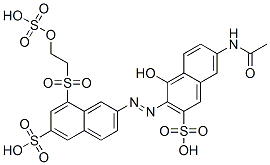 CAS#: 68833-99-8， 7-Acetamido-4-Hydroxy-3-[[6-Sulpho-8-[[2-(Sulphooxy)Ethyl]Sulphonyl]-2-Naphthyl]Azo]Naphthalene-2-Sulphonic Acid