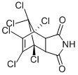 结构式 CAS# 6889-41-4, 1,4,5,6,7,7-六氯双环(2.2.1)-5-庚烯-2,3-二甲酰亚胺