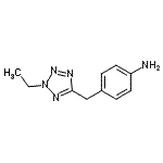 CAS 登录号：689251-73-8， 4-[(2-乙基-2H-四唑-5-基)甲基]苯胺