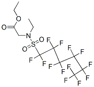 CAS 登录号：68957-53-9， N-乙基-N-[(十三氟己基)磺酰基]甘氨酸乙酯
